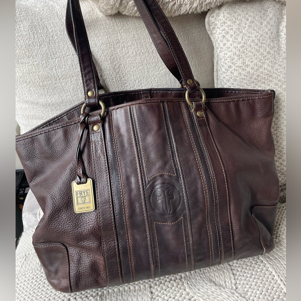 Frye JANE Shoulder Shopper Tote Bag